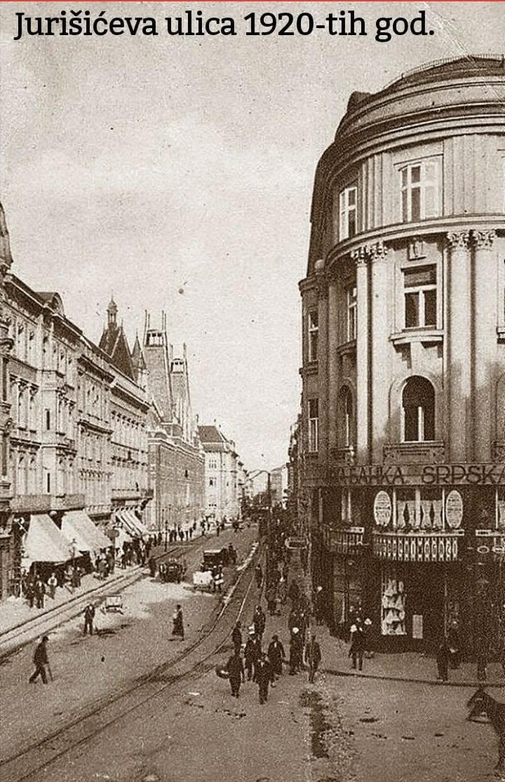 Jurišićeva ulica 1920-ih godina